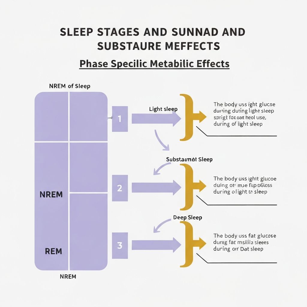 Sleep stages and substrate metabolism