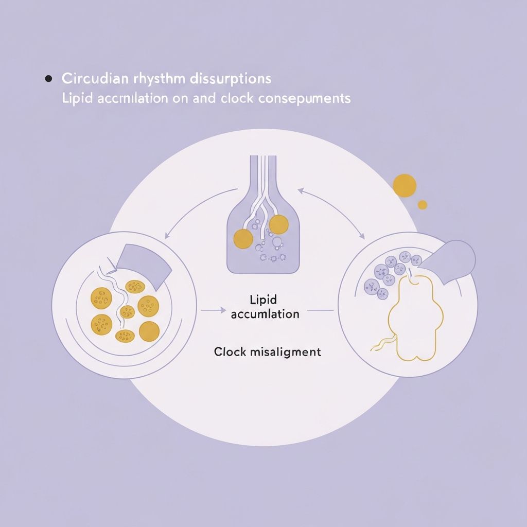 Circadian rhythm disruption effects